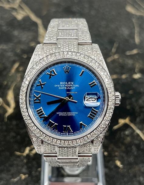 iced out rolex for sale.